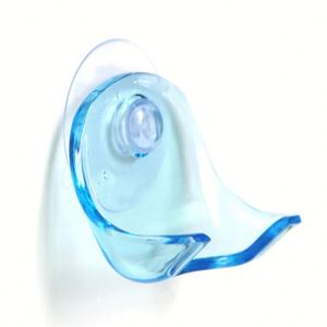 Tıraş Makinesi Diş Fırçası Tutucu Banyo Duvar Vakumlu Tutucu Kancalı Tıraş Bıçağı Banyo Plastik Mavi Gri Tıraş Makinesi Tutucu - Product Image 3