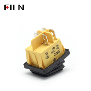 Filn Kcd4 30A 22*30 mét 250VAC sơn màu đen Rocker chuyển thắp sáng màu đỏ màu xanh lá cây màu vàng không thấm nước thiết bị chuyển mạch ul giấy chứng nhận - Product Image 5