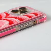 Coque de téléphone Sytron Street Fashion en TPU antichoc avec protection d'appareil photo en forme de cœur pour 15/16/17 Pro Max