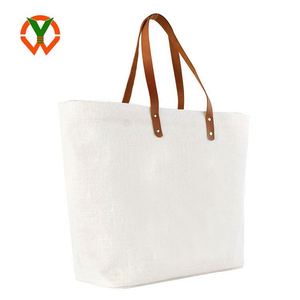 Bolsa de compras reutilizable ecológica promocional de fábrica BSCI con asas modernas - Product Image 2