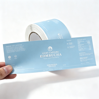 Rollos de Etiquetas Adhesivas Personalizadas con Logotipo de Empresa, Resistentes al Agua y Duraderas