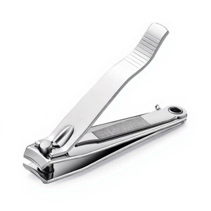 Stainless Steel Curved Single <b>Nail</b> Clipper Wide Jaw Opening Finger Use-Durable Personal Care <b>Tool</b> Sharp Blades Customizable Logo - Product Image 1