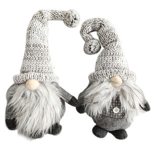 Jouets en tissu, naturel de noël, en feutre, non tissé, décorations de noël, à l'intérieur, sans visage, vente en gros d'usine - Product Image 1