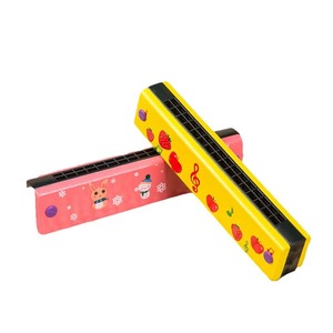Armónica de madera para niños, 16 piezas, instrumento musical de doble fila para niños, juguete de educación temprana, edad de 2 a 4 años, Unisex - Product Image 4