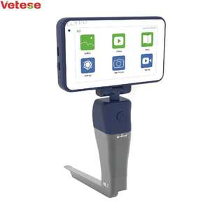 Yeni stil kullanımlık sterilize edilebilir bıçakları laringoskopi Pet hastane tıbbi veteriner Video laringoskop - Product Image 4