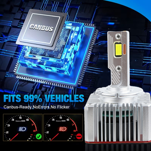 Lampadine LED OEM Serie D per Fari, 180W 18000LM Super Luminose 6000K, Sostituzione Xenon HID D1S/D2S/D3S/D4S, 12V, Nuovo Montaggio Universale - Product Image 2