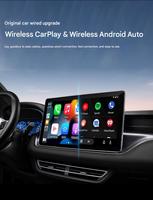 Adaptador Inalámbrico 2 en 1 para CarPlay y Android Auto, USB 5V, Plug and Play, para Sistemas de Auto con Cable OEM, Venta al Por Mayor OEM ODM