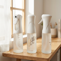Bouteille pulvérisateur en PET OEM ODM 200ml 300ml 500ml à pulvérisation continue, couleur personnalisée, pulvérisation fine en 8-10 secondes pour le nettoyage et les soins personnels