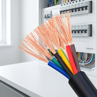 Hochwertiges H03VV-F / H05VV-F Flexibles Kabel PVC-Ummanteltes Rundes Stromkabel für den Export
