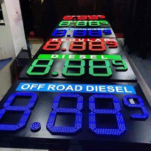 Trạm Xăng giá Hội Đồng Quản trị trạm xăng pylon dấu hiệu <span class=keywords><strong>LED</strong></span> kỹ thuật số màn hình quảng cáo giá Bảng hiển thị - Product Image 2