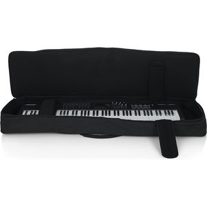 Étui pour clavier 61 touches, sac de transport pour clavier avec sangles réglables et 6 poches pour accessoires de clavier, échantillon gratuit - Product Image 1
