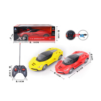 Alta velocidad músculo amarillo inalámbrico Control remoto recargable 1/16 Radio Control vehículo eléctrico RC coche Juguetes