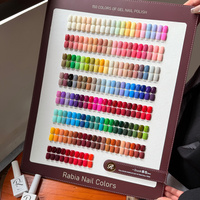 Vernis à ongles gel couleur unie vegan sans TMPTA Rabia Dusk 150 couleurs 15ml pour nail art à prix compétitif