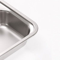 Nouveauté : Plat en acier inoxydable 304, assiette pour restauration rapide, cantine, boîte à lunch bento