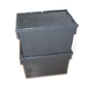 Caixa de Mudança Plástica Sólida Empilhável e Dobrável de <span class=keywords><strong>70L</strong></span> com Tampa e Contêineres Plásticos - Product Image 6