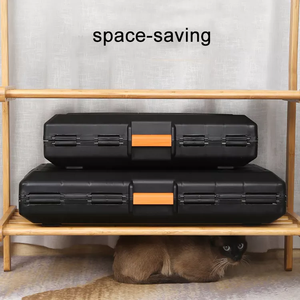 Vente en gros, cage de chat en acier inoxydable, porte-animal pliable de voyage xxl, cage pour chat, caisse pour chien - Product Image 2