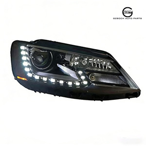 Ensemble de phares pour Sagitar <span class=keywords><strong>2012</strong></span>+ Jetta, phares à LED avec feux de jour, lentille de phare, feux de croisement, accessoires automobiles - Product Image 3