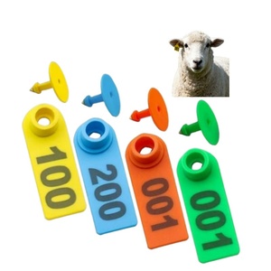 Custom Yellow Green Orange Blue Color Animal Ear <b>Tag</b> for Lamb Goat Sheep Pig Farm <b>Track</b> - Product Image 4