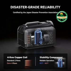 เครื่องปรับอากาศแบบพกพา 5100 BTU 12V 24V สำหรับรถบ้านและรถตู้ พร้อมคอมเพรสเซอร์ <span class=keywords><strong>Panasonic</strong></span> ระบบทำความร้อนและความเย็น จัดส่งจากคลังสินค้า EU แบบดรอปชิปปิ้ง - Product Image 4