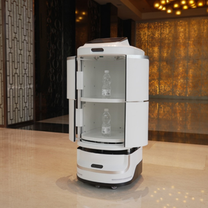 Servizio di consegna ad alte prestazioni Robot ABS materiale autonomo consegna cibo Robot per Hotel - Product Image 5