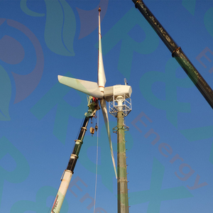 เครื่องกำเนิดไฟฟ้าพลังงานลมแบบแกนนอน 30KW 50KW 100KW ขนาดใบพัด 12 เมตร แรงดันไฟฟ้า 120V 220V 380V 480V พร้อมตัวควบคุม RX-30DK ความเร็วลม 3 เมตร/วินาที ระบบไฟฟ้ากระแสสลับสามเฟส - Product Image 2