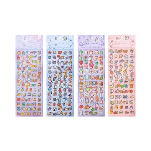 Nouveau Style Fun marché série plat autocollant papier mignon dessin animé planificateur bricolage coque de téléphone décoration autocollants 2 pièces dans - Product Image 5