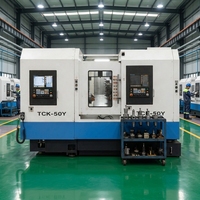 Tour CNC miniature TCK50A, centre de tournage CNC à grande vitesse avec axe Y et fonction de fraisage