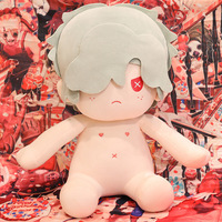 Poupée en peluche personnalisable Sharon pour filles, avec cheveux amovibles et rembourrage en coton PP