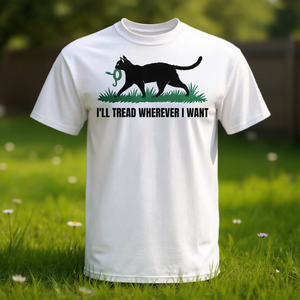 Camiseta para amantes de los gatos, talla pequeña, manga corta, cuello en V, estampado moderno de animales, temática de gatos, informal para el día a día - Product Image 3