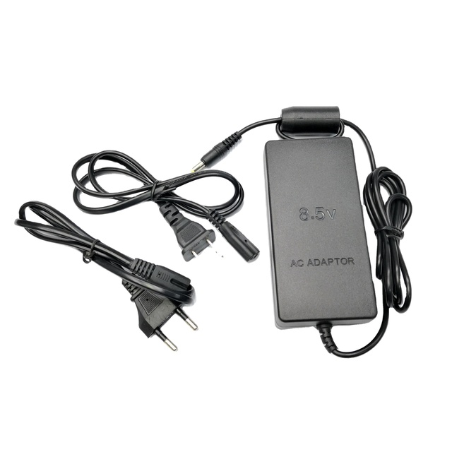NSLikey US EU Version AC Power Plug Adapter for PS2 70000 DC 8.5V 5.6A Adapter Home Wall Charger Power