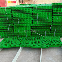 Plancher à lattes en HDPE antidérapant et facile à nettoyer pour moutons/chèvres, pour usage agricole, nouvel emballage sur palette
