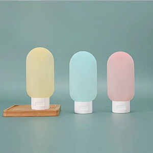 Set de viaje para rellenar botellas, botella portátil para champú, botella para loción con tapa abatible, estilo nórdico - Product Image 6