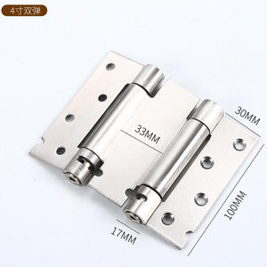 Charnière de meuble en acier inoxydable à double ouverture avec amortisseur à ressort, pliage automatique, ouverture fluide pour chambre et maison - Product Image 3