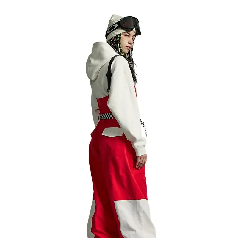 女性のファッションスキースーツカスタムロゴOEMスノースキー暖かく防風パンツ冬のスキーに最適なスポーツウェア防水