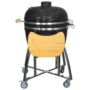 Parrilla Kamado <span class=keywords><strong>de</strong></span> Cerámica SEB OEM Negra <span class=keywords><strong>de</strong></span> 26 Pulgadas, Grande, Extra Grande, para Barbacoa, Asador <span class=keywords><strong>de</strong></span> Carbón para Exteriores - Product Image 4
