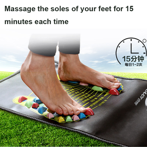 Yaşlılar ve İşçiler için Refleksoloji ve Rahatlama için Kaymaz Akupresür Özellikli Isıtmalı Su Geçirmez Ayak Masaj Matı - Product Image 3