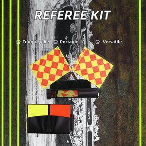 Vente en gros MUDA modèle 25-905 ensemble d'équipement d'entraînement sportif scolaire cartes d'arbitre sifflet rouge jaune carte Scorebook crayon Football - Product Image 2
