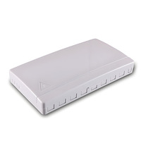 Boîtier terminal fibre optique 8 ports avec adaptateur SC, blanc, pour système de câblage réseau FO-FTB-005 FTTH