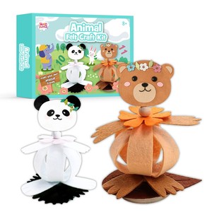 Kit de Démarrage pour Feutrage à l'Aiguille DIY, Ensemble de Couture Créatif pour Enfants 3+ Ans, Kits de Couture pour Peluches en Feutre Animaux pour Garçons et Filles - Product Image 3