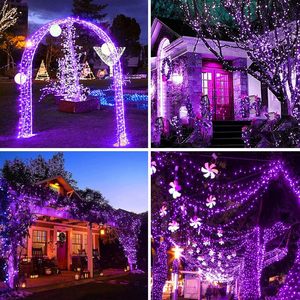 Guirlande lumineuse solaire LED en fil <span class=keywords><strong>de</strong></span> cuivre IP65, très vendue, pour décorations <span class=keywords><strong>de</strong></span> Noël en extérieur - Product Image 6
