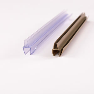 Bande d'étanchéité inférieure <span class=keywords><strong>pour</strong></span> <span class=keywords><strong>cabine</strong></span> <span class=keywords><strong>de</strong></span> <span class=keywords><strong>douche</strong></span> <span class=keywords><strong>joint</strong></span> <span class=keywords><strong>de</strong></span> porte <span class=keywords><strong>de</strong></span> <span class=keywords><strong>douche</strong></span> en vinyle à double ailette en pvc sans cadre - Product Image 5