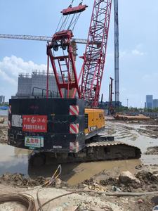 Marca superior usada SANY 75T 2021 modelo de grúa sobre orugas luces de advertencia precio elevador de pluma remolcable en stock entrega rápida - Product Image 2