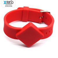 Pulsera RFID UHF con Logotipo Personalizado, ISO18000-6C, Larga Distancia de Lectura, para Control de Acceso a Eventos