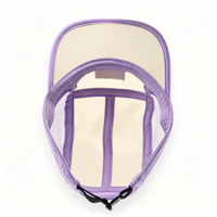 Casquette de baseball 5 panneaux en nylon respirant pour adulte, avec logos personnalisés en cuir, style course et mode, haute qualité, vente en gros