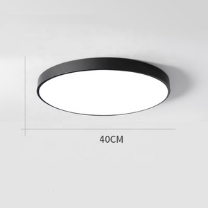Lustre rond télécommandé par application moderne Lampe plafond Salon Chambre à coucher Maison Plafonniers LED de luxe - Product Image 1