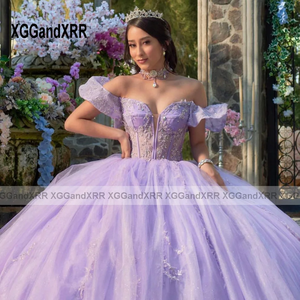 Impresionante Vestido de Quinceañera Mumuleo 2024 con Apliques, Vestidos de Fiesta de Quince Años, Vestidos de Princesa para Concurso - Product Image 3
