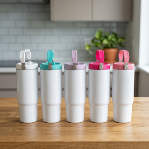 Vaso Térmico JuPeng ST-22 de Acero Inoxidable con Aislamiento al Vacío de Doble Pared y Asa - 30oz, Colores Variados, Stock en EE. UU. - Product Image 2