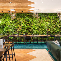 EG-A168 Plantes artificielles de lierre, feuillage mural suspendu, rouleaux de lierre artificiel, clôture de jardin pour l'intimité, mur végétal pour décoration extérieure