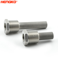 Diffuseur de gaz à micro-bulles HENGKO en acier inoxydable 316L poreux fritté, pour colonnes de distillation industrielles
