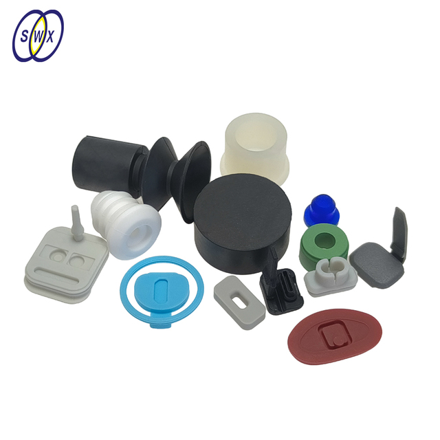 Industrial USB-C Stopper Port Cover Anti-Dust Protector Eco-friendly Flame Retardant Silicone Rubber Dust Plug Cutting Service